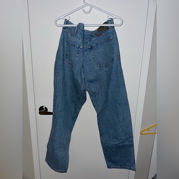 Wrangler Denim Blue Jeans 42 X 30 - Picture 2 of 2